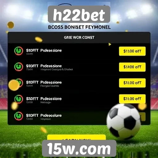 Plataforma h22bet apresenta bônus atrativos para novos jogadores